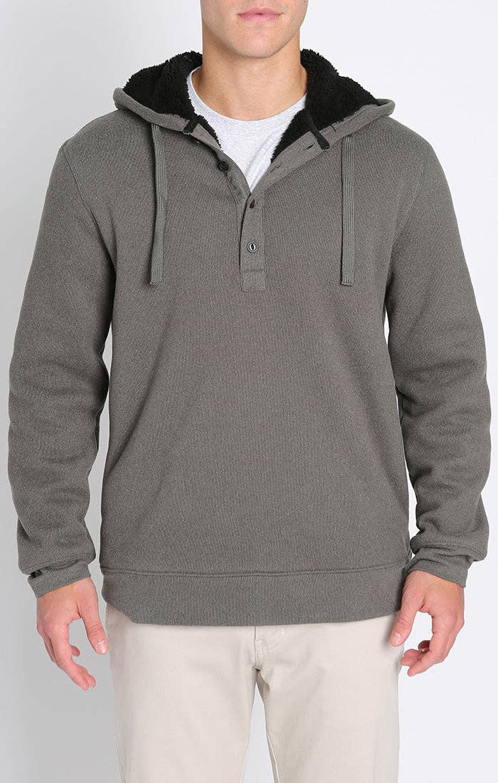 JACHS NY - Wholesale Hoodie - Men's - Sherpa Lined Ultra Soft Ribbed Hooded Henley6
