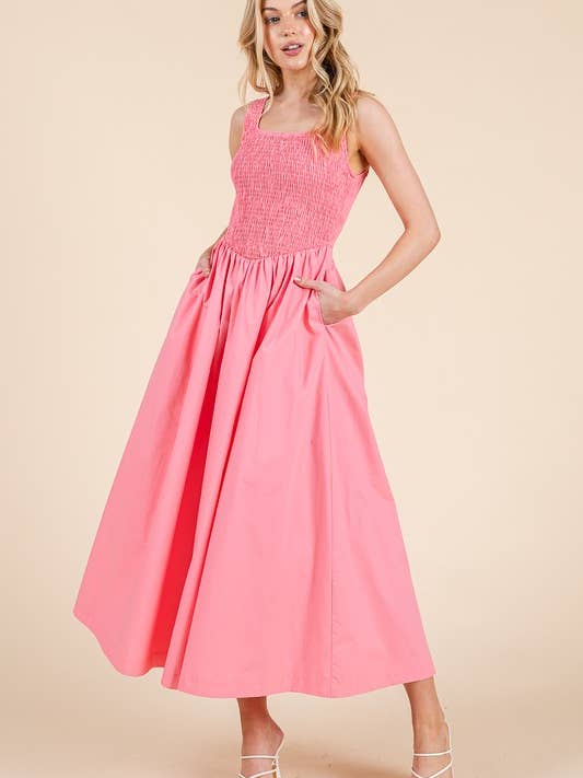 Abito Maxi Senza Maniche Plus MD51689PL per la vendita all'ingrosso da parte di GeeGee x Lovelo