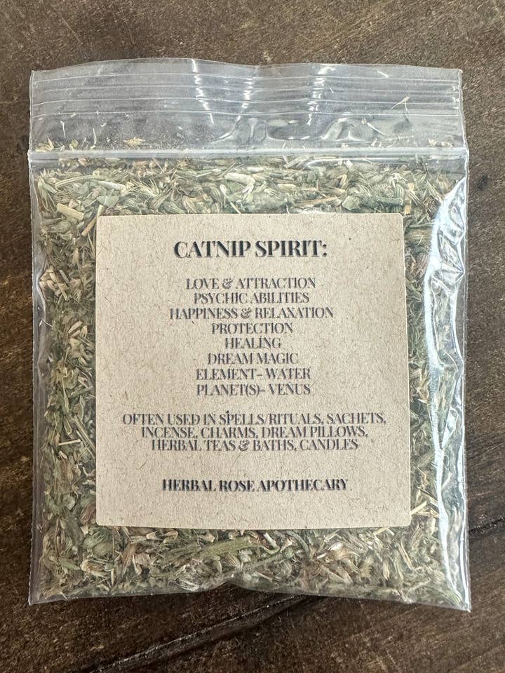 Catnip - Etichetta Spiritosa per la vendita all'ingrosso da parte di Herbal Rose Apothecary