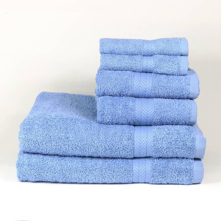 Campbell Ramsay Washcloth Sets, 6-Pack Sets, Cotton, 12x12 in., Six Co