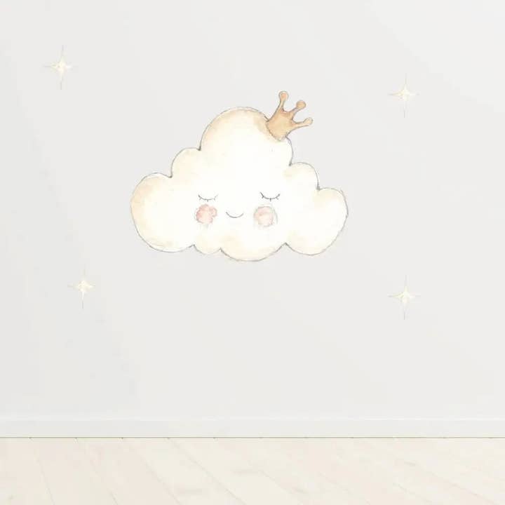 Vinil Infantil Nuvem "Small" CLOUD 80x65cm por atacado de Nenina & Co