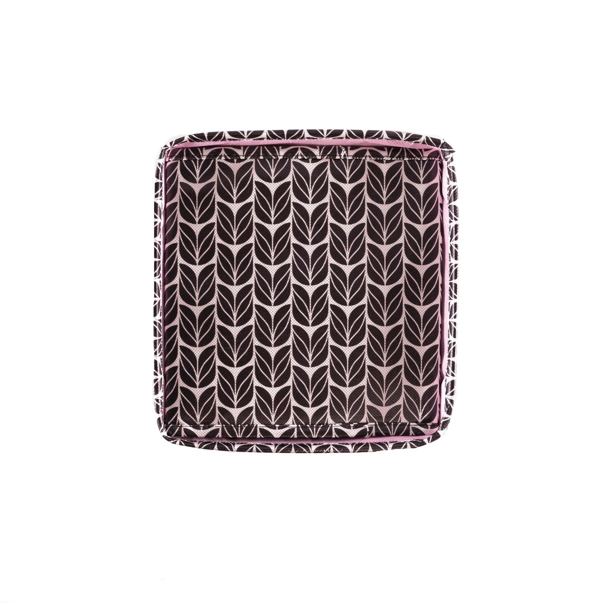 EverWrap - Vente Coffrets cadeaux - Boîte cadeau réutilisable pliable tulipe noire et blanche5