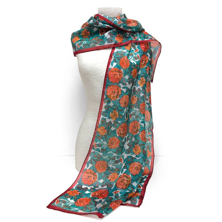 Casa Vicens tørklæde i silke for engroshandel hos Barceloning