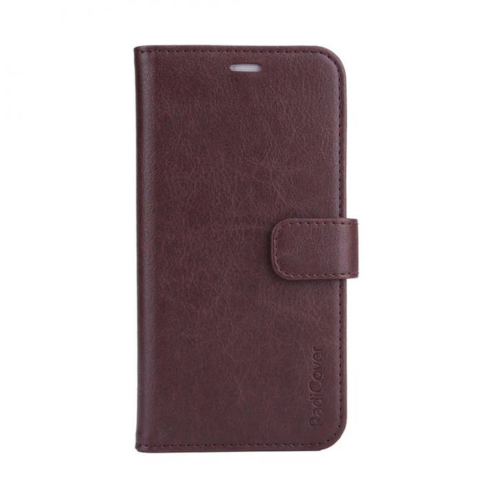 Fashion - iPhone 13 - Vegan Leather - 86% Protection - Brown for wholesale by Radicover