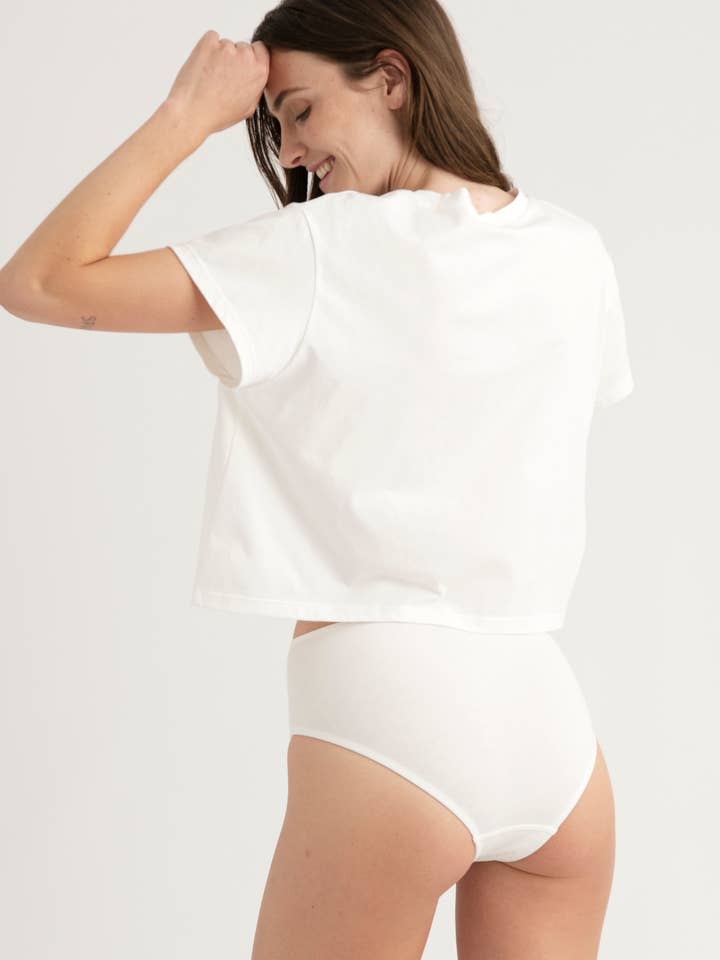 KENT – Großhandel Unterwäsche – Damen – Damenunterwäsche aus Bio-Baumwolle mit hoher Taille (synthetikfrei)