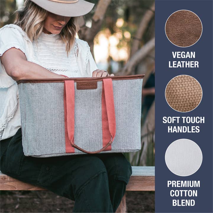 CleverMade - Wholesale Tote Bag - Women's - Collapsible LUXE Tote16