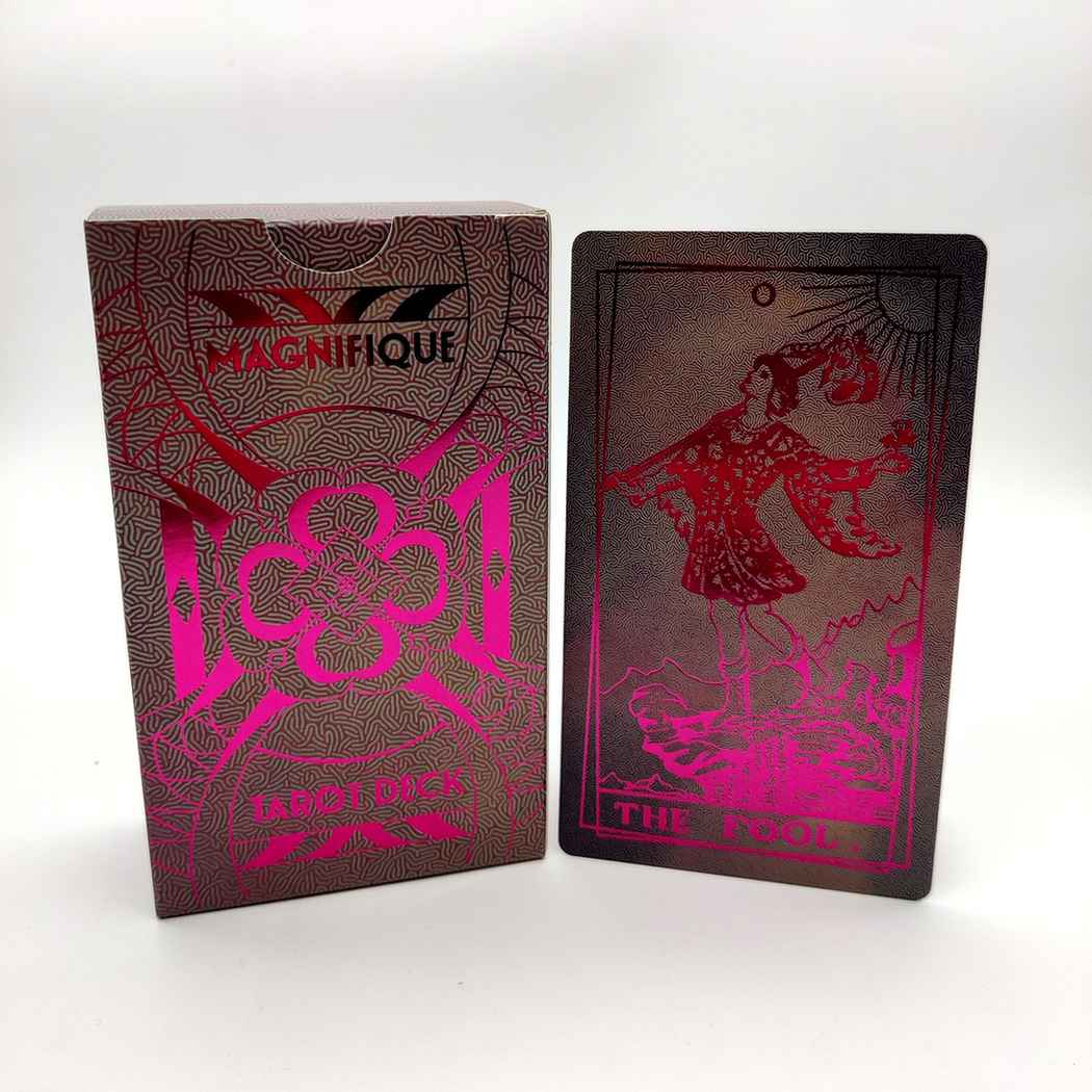 LA MUCI DESIGN - Wholesale Tarot Cards - Magnifique Tarot Deck – Pink Foil Luxe Tarot Card Set2