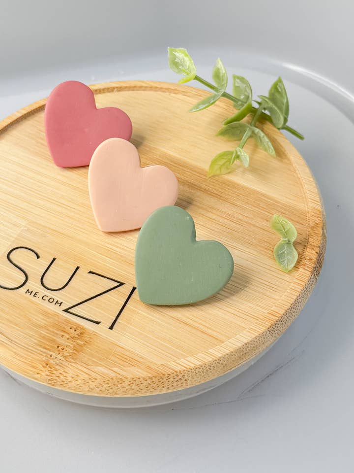 Single Heart Studs for wholesale by SuzyMe