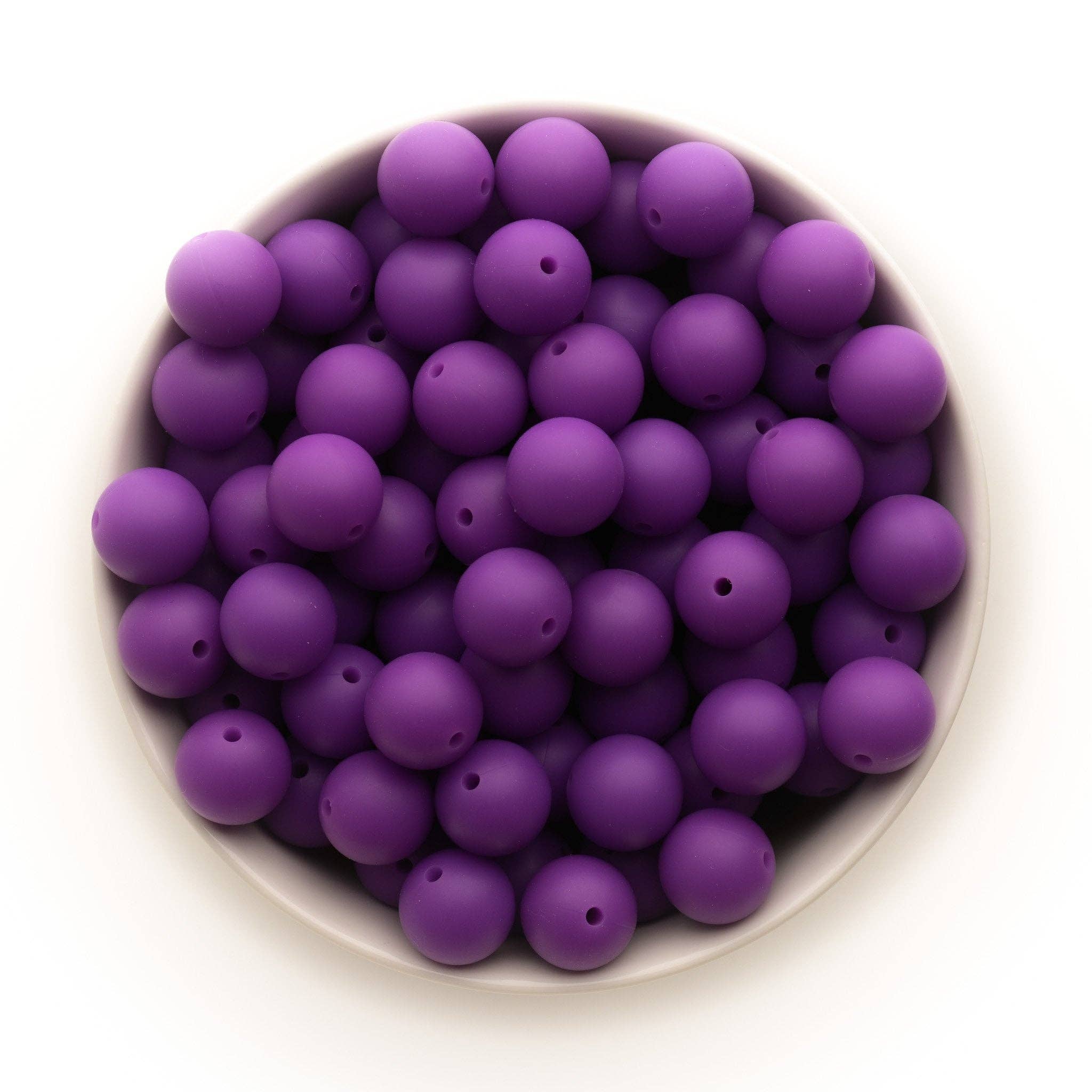 Cara & Co Silicone Craft Supply - Wholesale Beads - 15mm Round Silicone Beads62