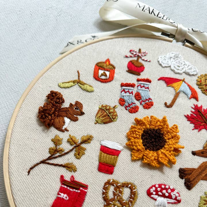 MakeBox & CO - Wholesale Embroidery/Cross Stitch Supplies - Autumn Stitches Embroidery2