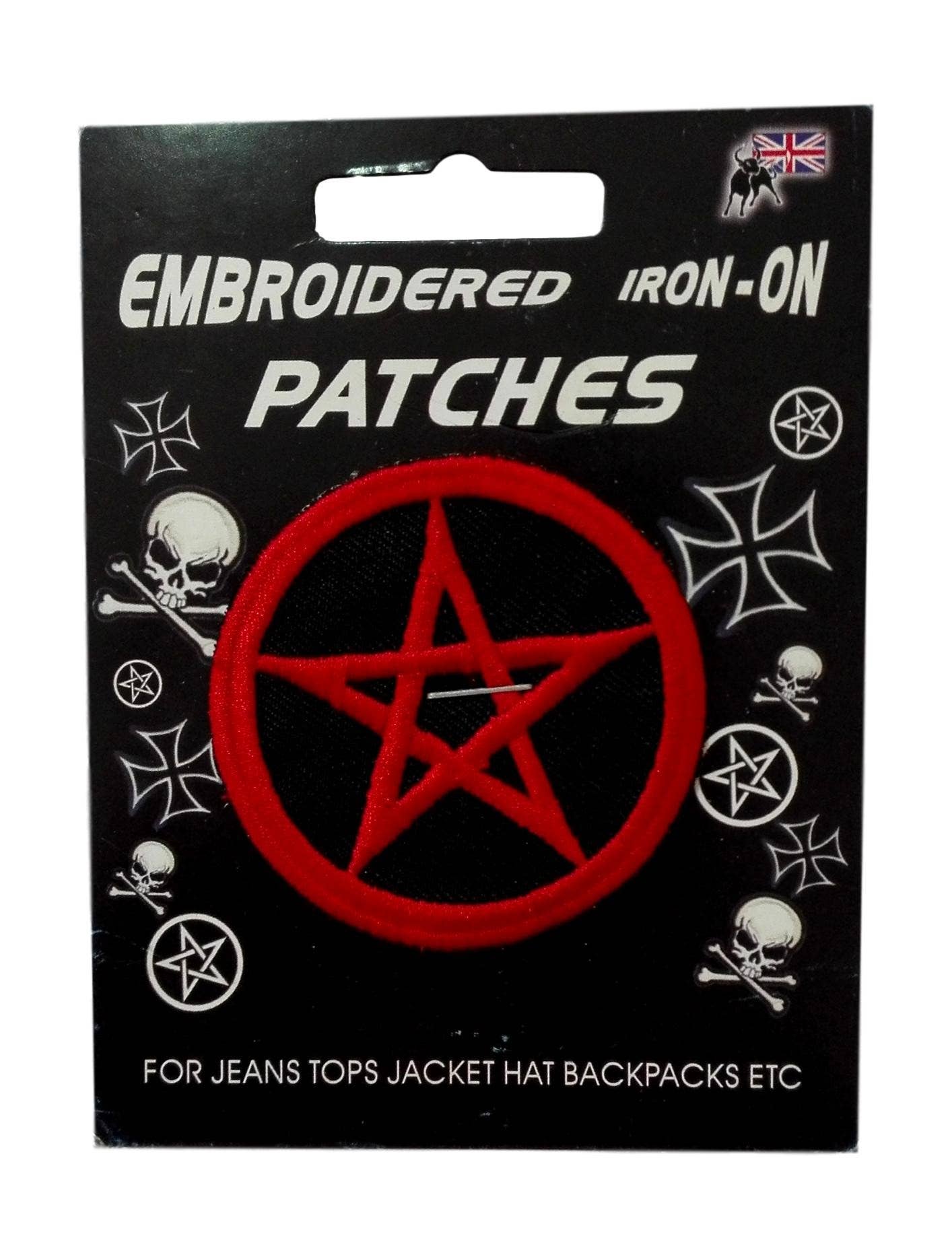 WLM - Wholesale Patch - Embroidered Pentacle Patch