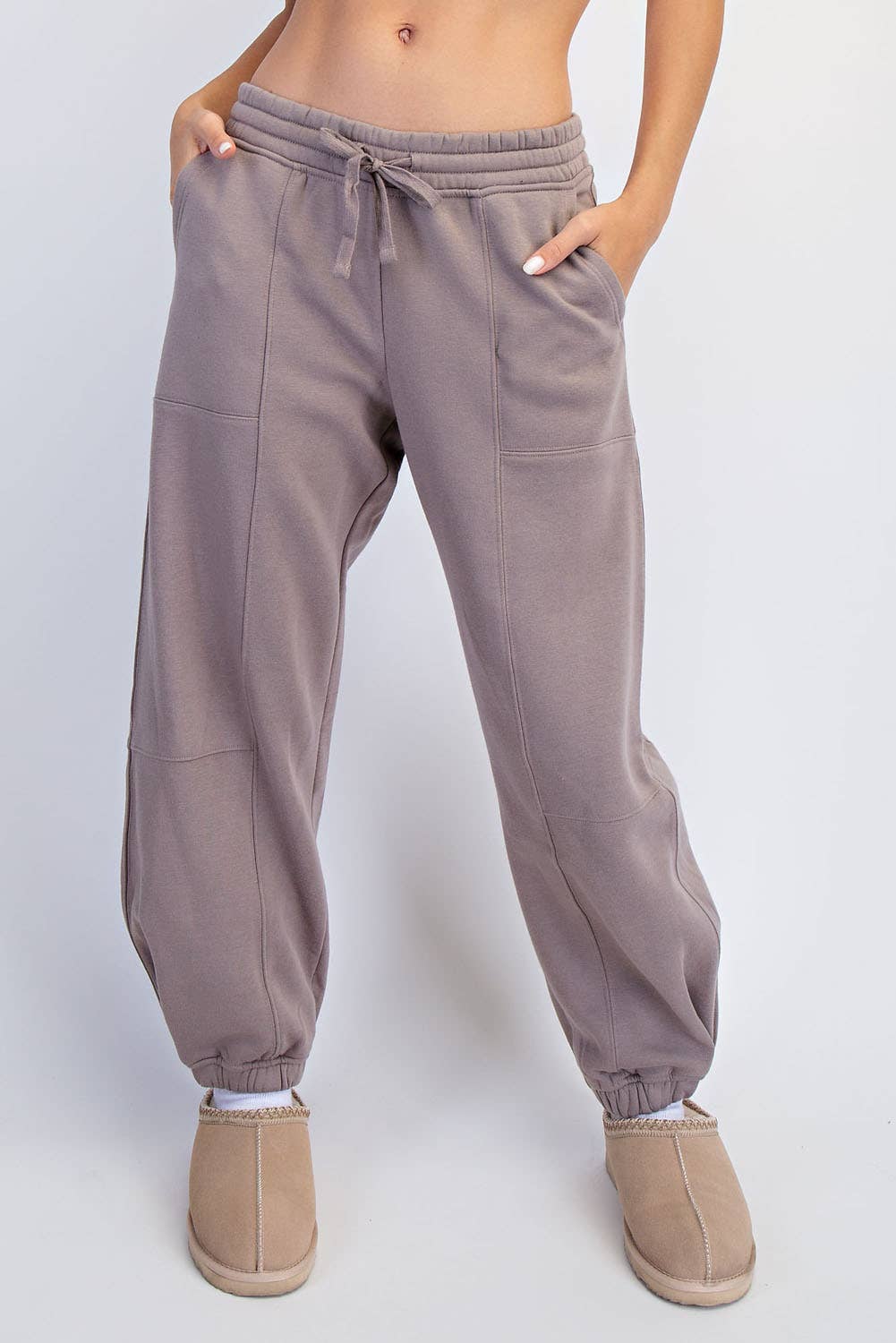 Rae Mode - Wholesale Athletic Pants - Women's - FLEECE COCOON JOGGER SWEATPANTS29