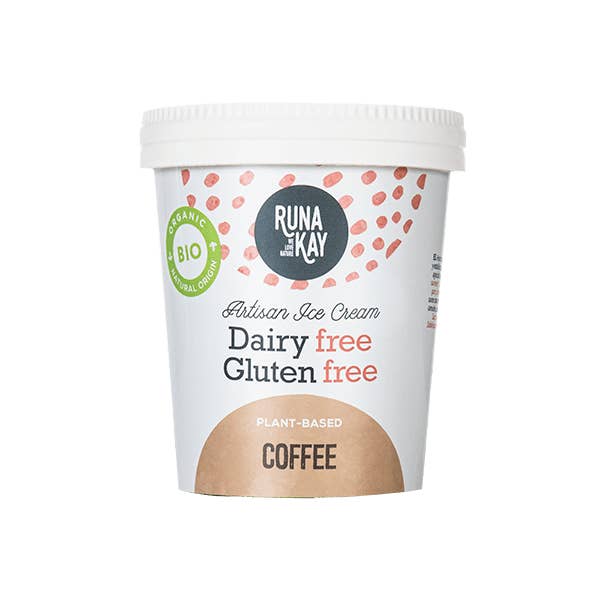 Runakay - Wholesale Ice Cream/Sorbet - ECOLOGICAL-VEGAN-GLUTEN-FREE COFFEE 460 ml