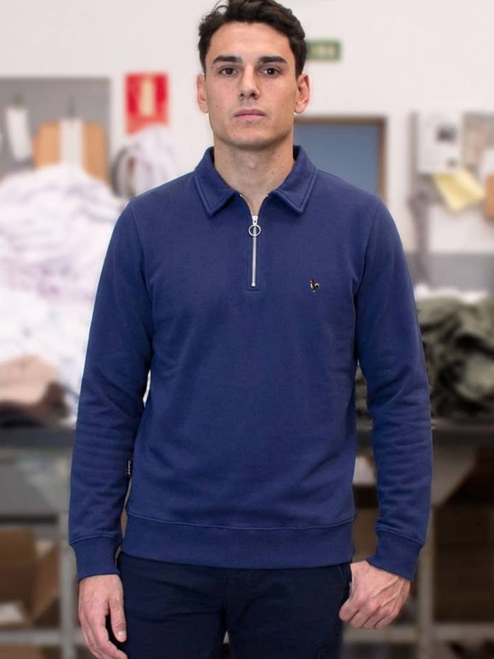 Poloshirt mit Marinekragen für den Großhandel von Patadegayo
