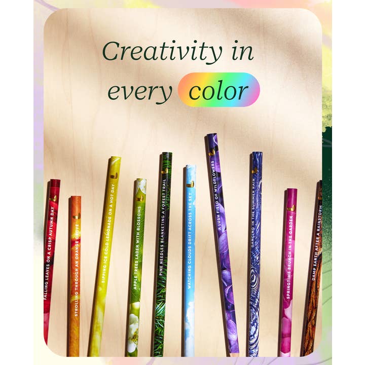 Lifelines - Wholesale Colored Pencil - Lifelines Rub & Sniffâ„¢ Scented Colored Pencils - 10-pack
