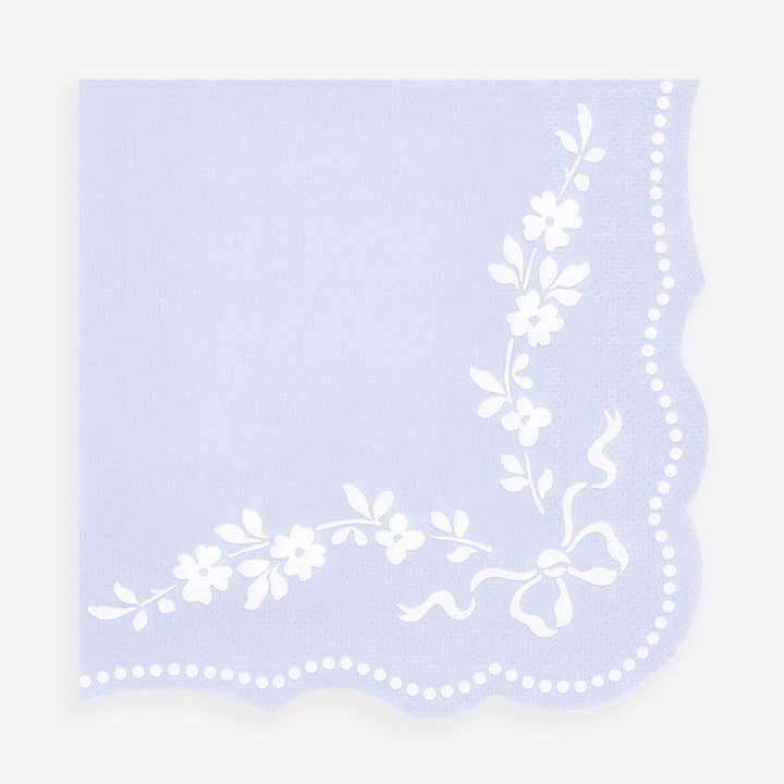 Rococo Blauwe Kleine Servetten voor wholesale door Meri Meri