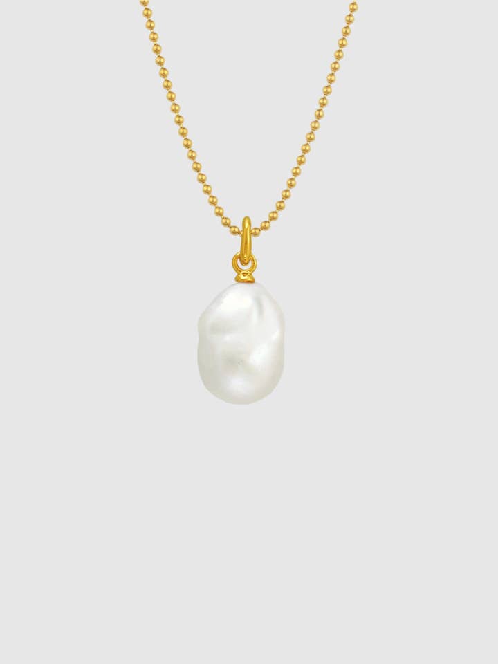 Agua Fresca Baroque Pearl Pendant for wholesale by Nashira Arnó Studio