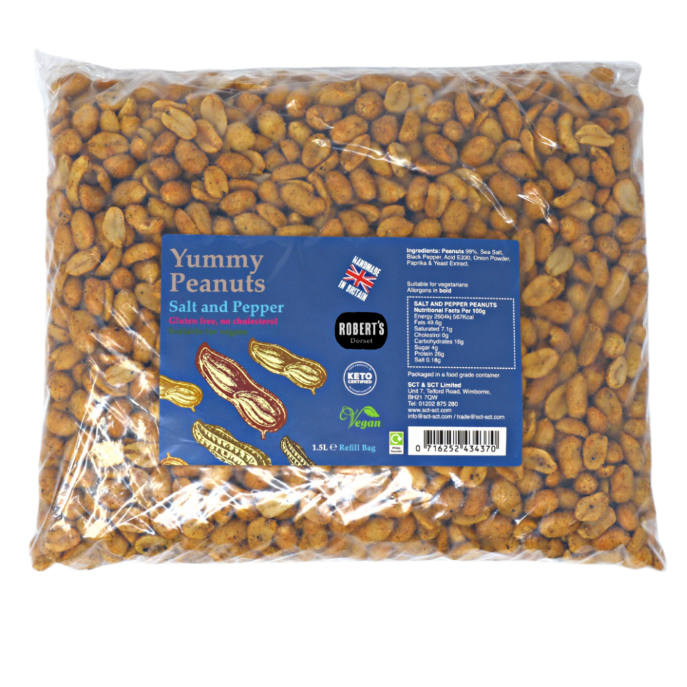 Robert’s Dorset – wholesale Nuts – Yummy Peanuts 1Kg Refill Bags 6
