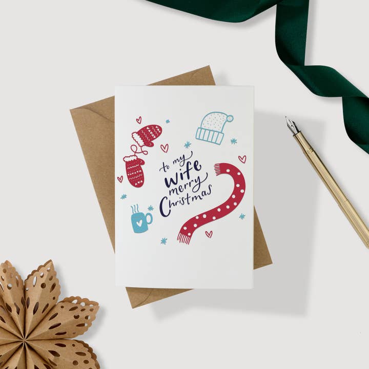 Carte de Noël Tto My Wife pour la vente par Hunter Paper Co.