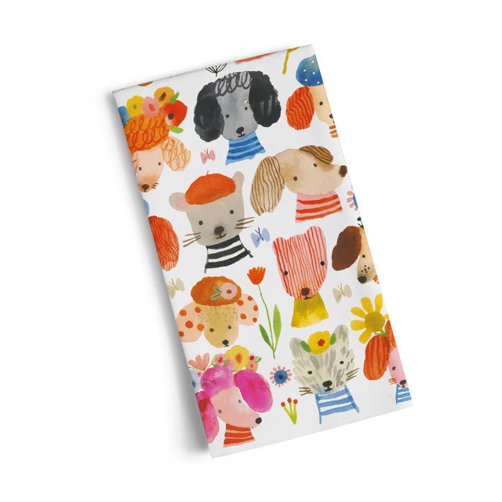WerkShoppe - Wholesale Tea Towel - Dog Eared 100% Cotton Kitchen Tea Towel