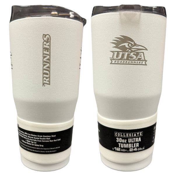 St. Louis Wholesale LLC - Wholesale Insulated Mug/Tumbler - UTSA Texas San Antonio - 30OZ White PPC - Powder