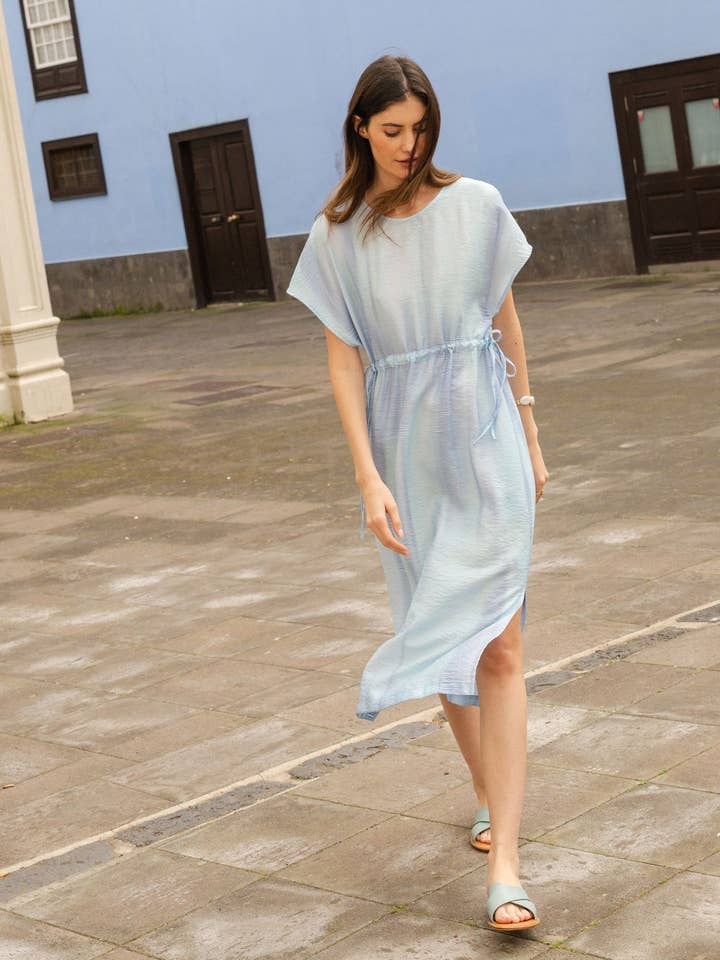 Vestido Breeze com estampa Sky por atacado de Mon Col Anvers