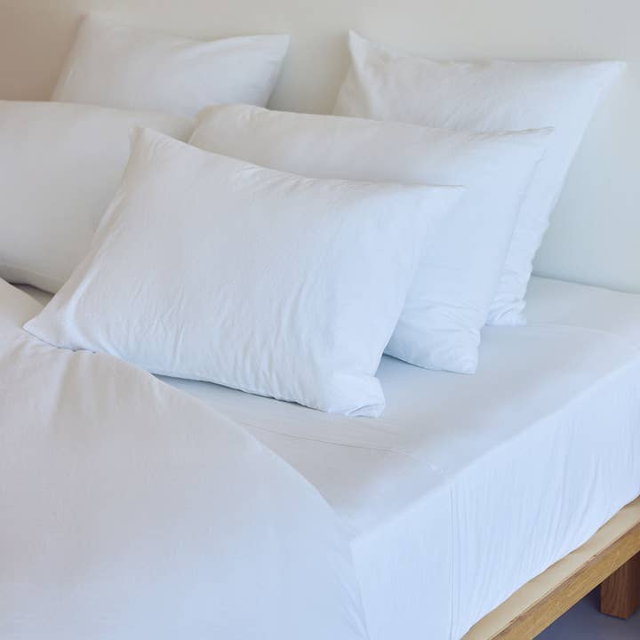 Torres Novas - Wholesale Duvet Cover - Roupa de Cama de Algodão Lavado Branco Tavira5