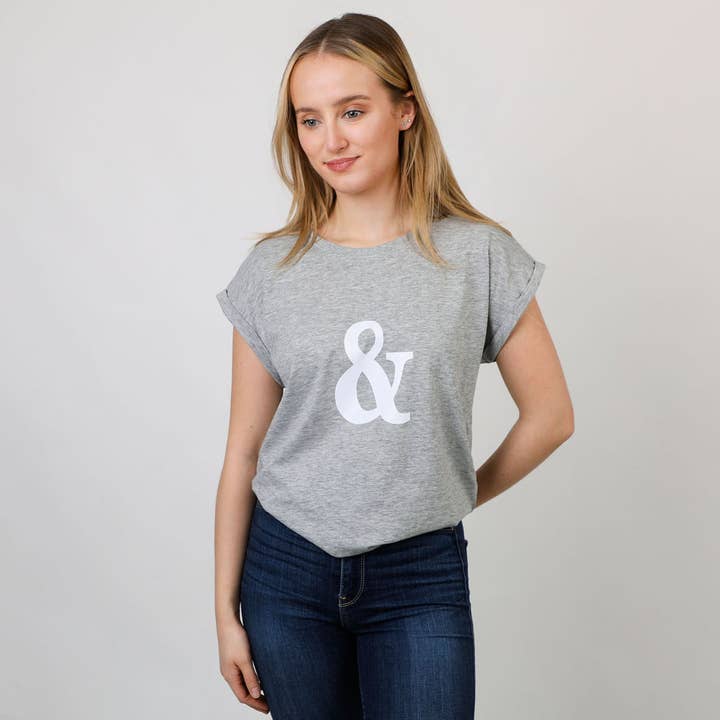 Camiseta Ampersand para venta al por mayor de Lovethelinks Ltd