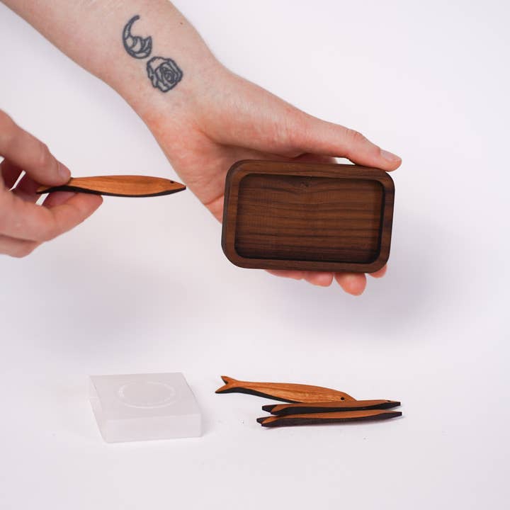 Collin Garrity - Vendita all'ingrosso Decorazioni da tavolo - Set di latta per sardine in legno3