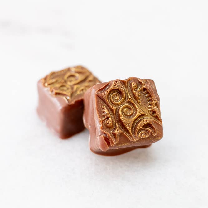 J. Patrice Chocolate Studio - Wholesale Chocolate Box - Milk Chocolate Collection - 12 Piece BonBon Box -5