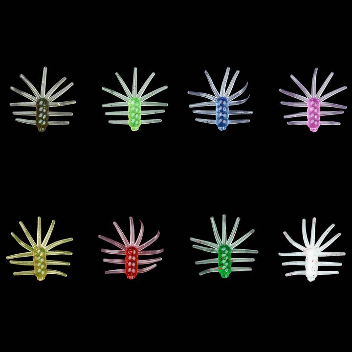 Lake Effect Lures - Wholesale Sporting Accessories - Ice Bug Floppy Body Plastic Bait - 10 Pack8