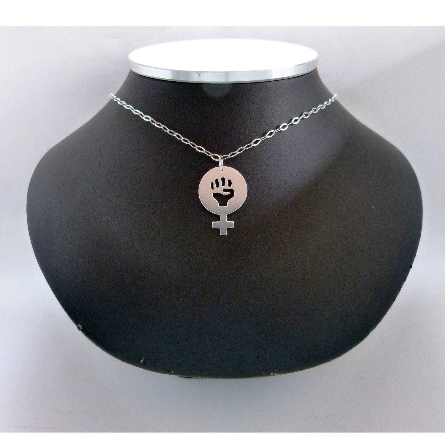 Plataica - Wholesale Pendant/Charm Necklace - Women Power 02 Pendant in 925 Silver5
