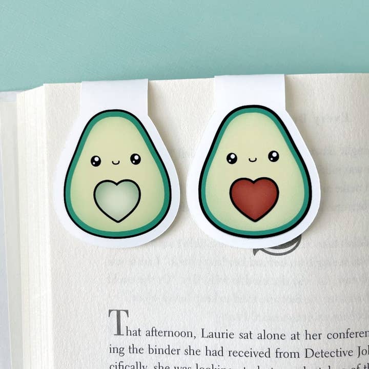 Segnalibro magnetico Avocado Bookmark Buddies per la vendita all'ingrosso da parte di My Secret Copy
