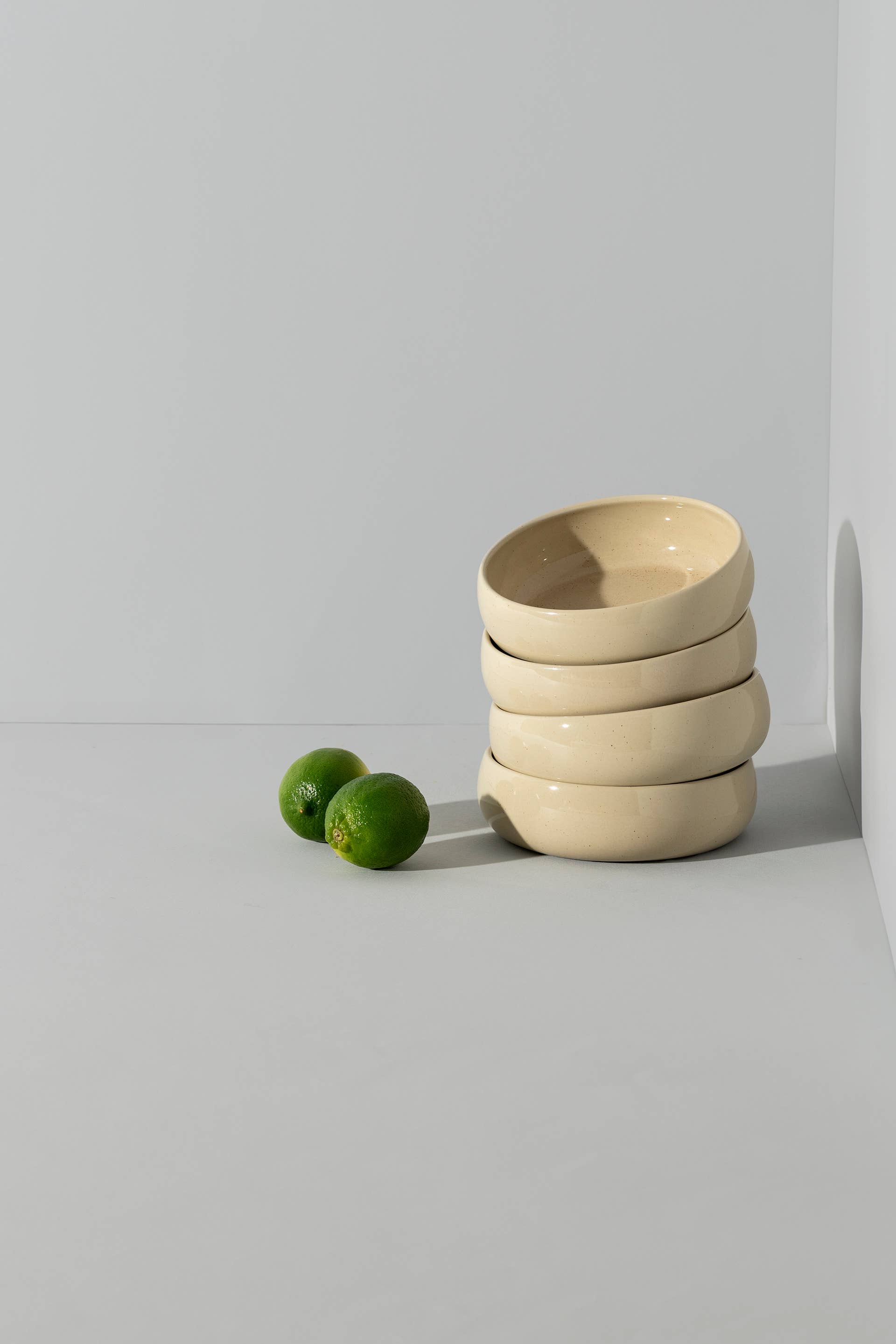 GHARYAN Stoneware & Olive Wood Tableware | Ships from USA - Wholesale Bowl - Handmade Stoneware Tapas Bowl | Ewa 5.9"23