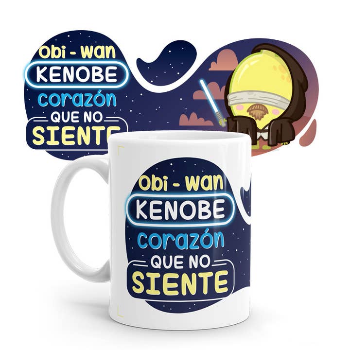 Mug - FR - Obi Wan Kenobe for wholesale by Puterful