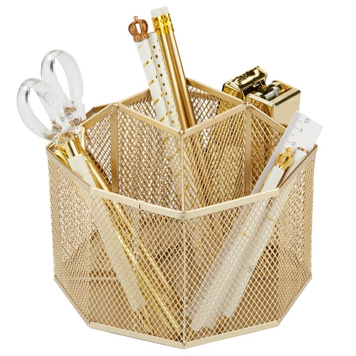 Organisateur de bureau rotatif ANNOVA Mesh avec 5 compartiments 360° pour la vente par ANNOVA