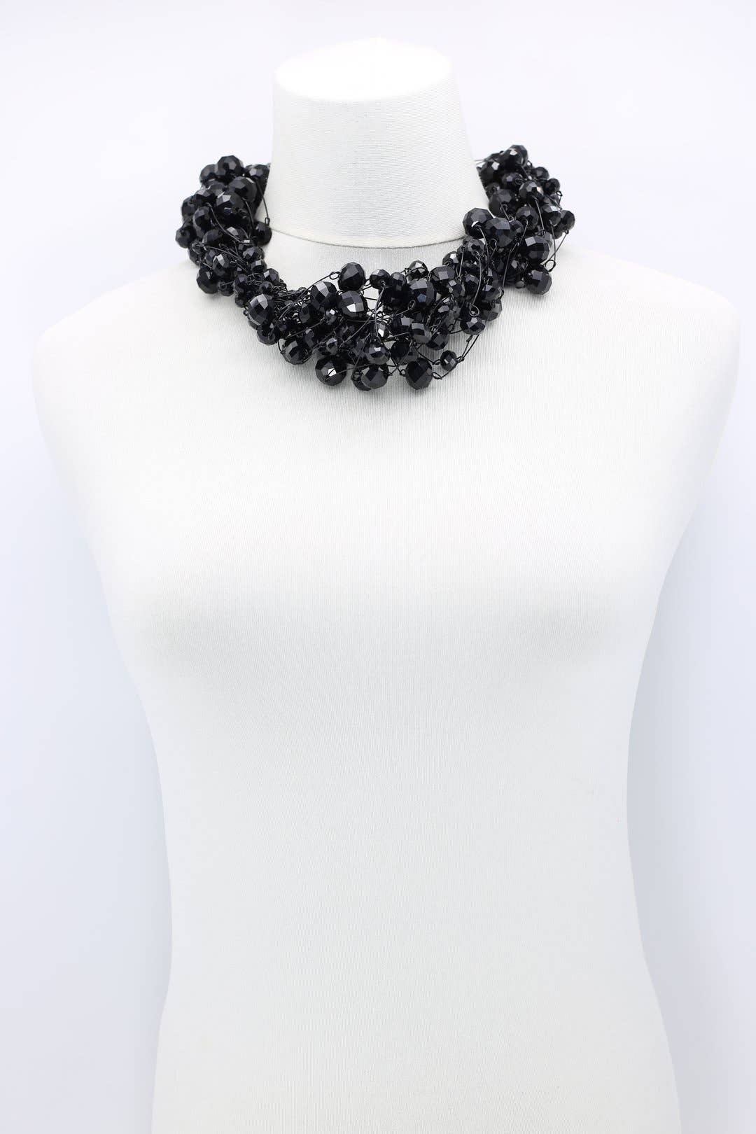 Jianhui London – wholesale Beaded/pearl necklace – Elegant Statement Crystal Faceted Beads Necklaces17