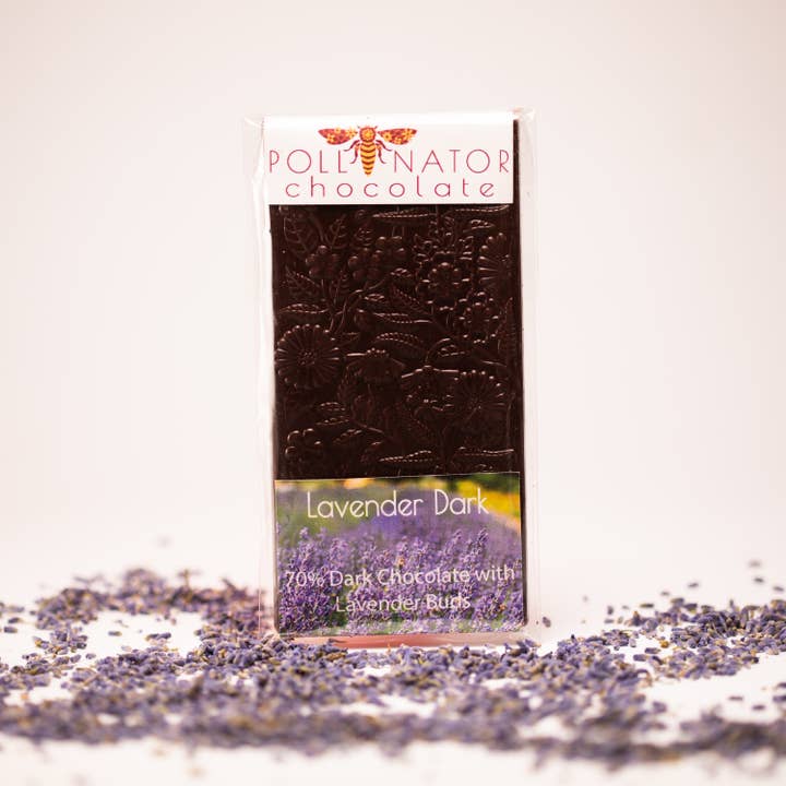 Pollinator Chocolate company - Wholesale Chocolate Bar - 70% Bar Colorado Lavender 1