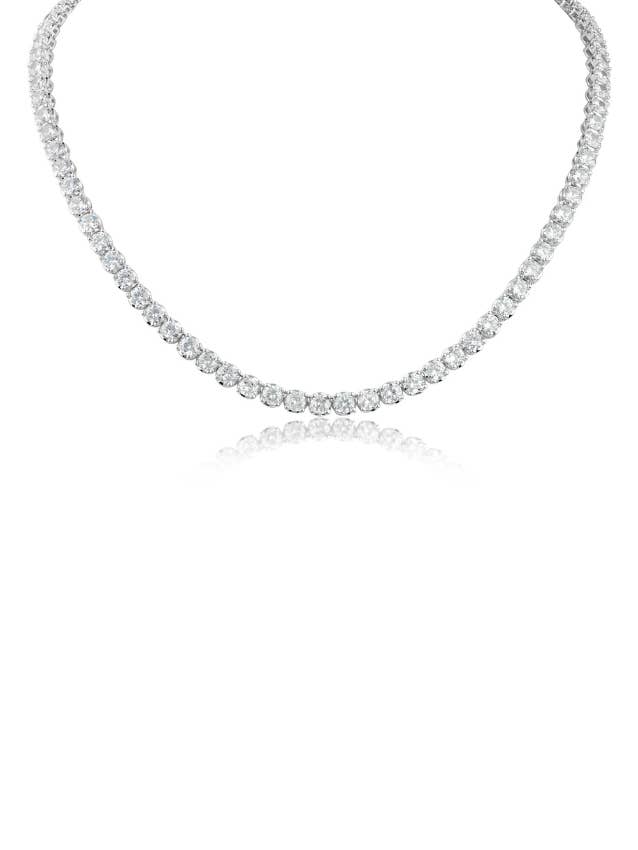 16" Round Tennis Necklace for wholesale by CZ by Kenneth Jay Lane