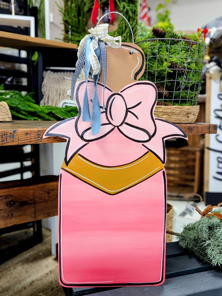 Valentine's Day Wine Bottle Door Hanger for wholesale by Pocketful of Posies