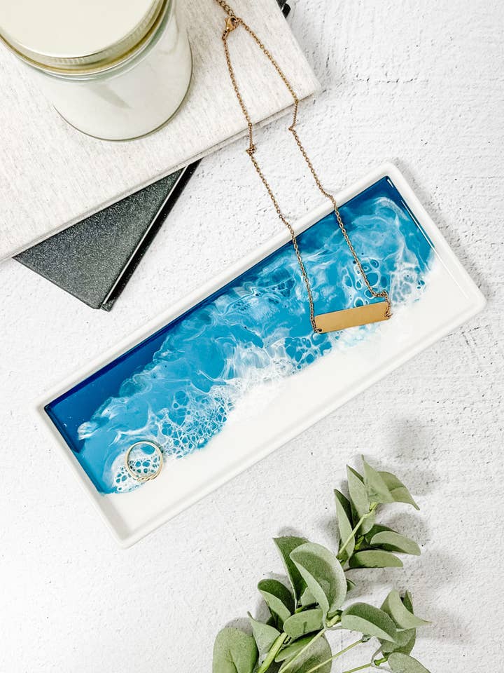 Bandejas pequeñas de resina cerámica - ¡Sin aranceles! para venta al por mayor de Lynn & Liana Designs