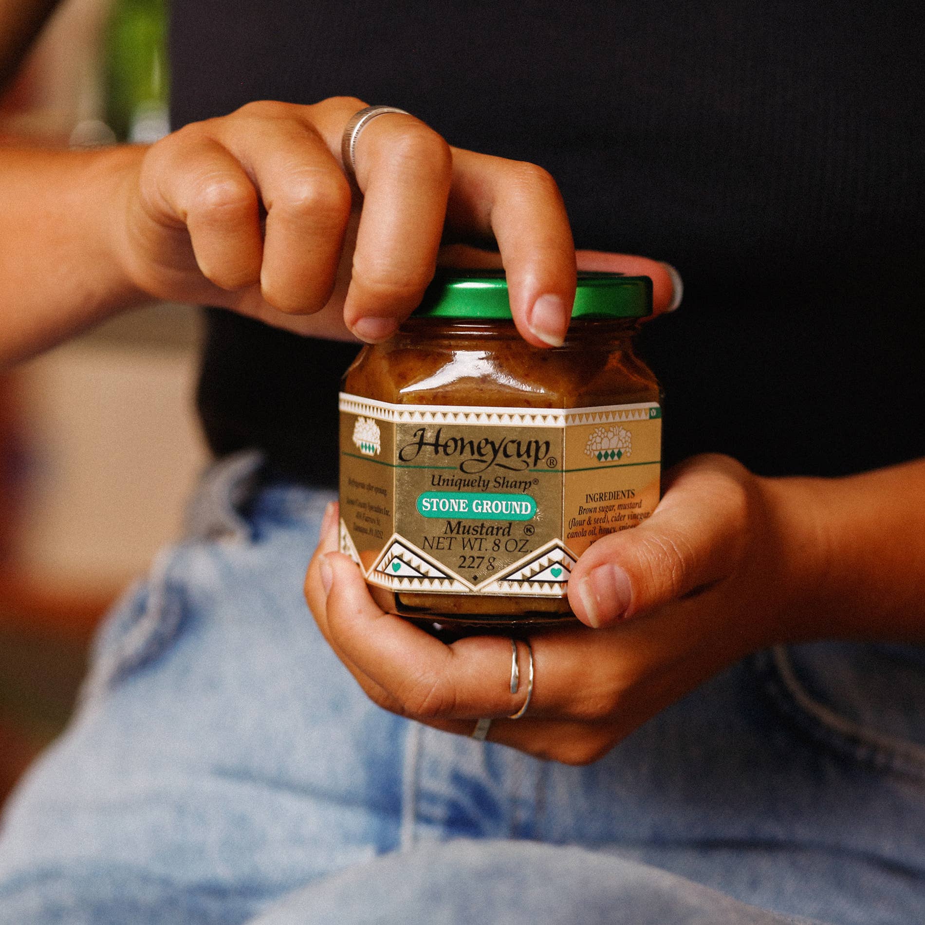 Honeycup Mustard - Wholesale Mustard - Stoneground Mustard, Retail 8oz2