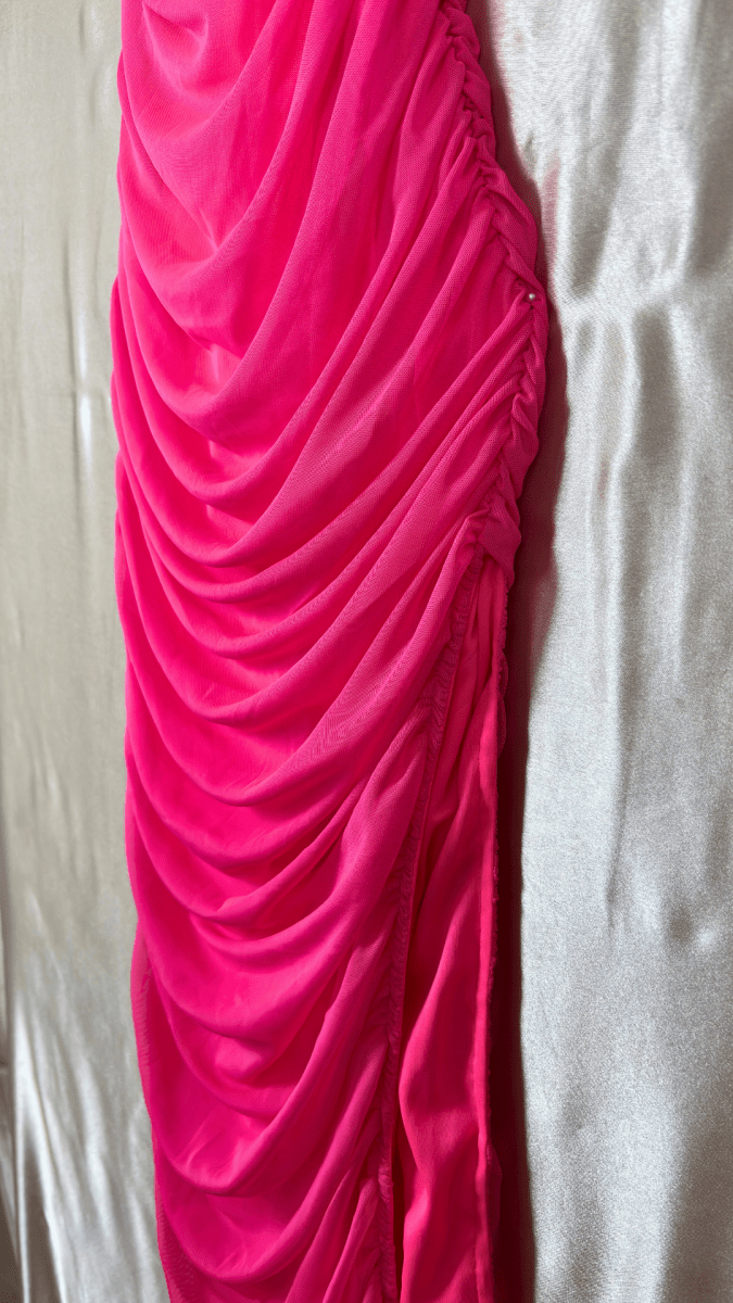 Neon Pink Barbie's Bestie Dress for wholesale on Faire11