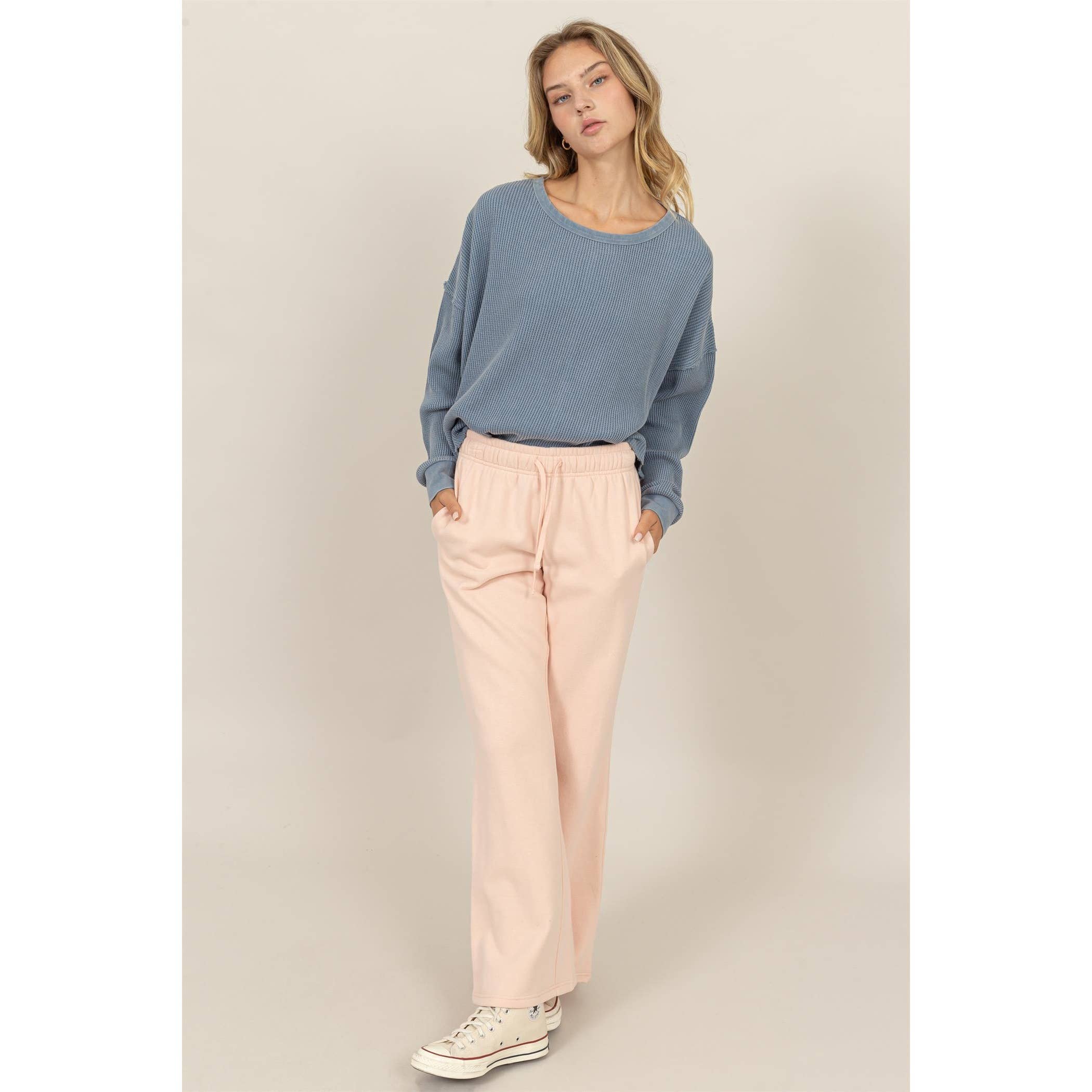 HYFVE - Vendita all'ingrosso Pantalone - Donna - Pantaloni a Gamba Larga con Coulisse a Vita Media29