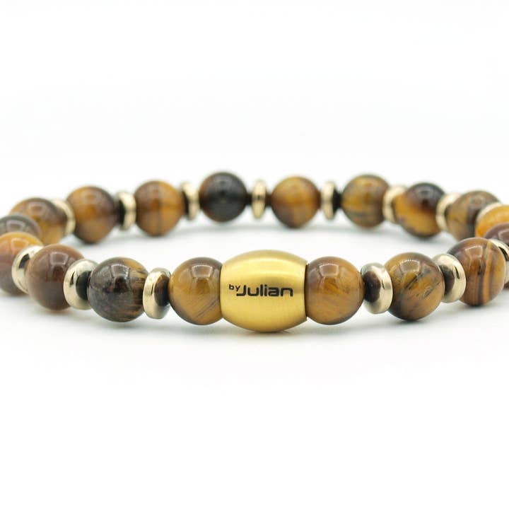 by julian – Engroshandel Perlearmbånd – armbånd Nane dua tijgerøg (sølv eller guld)3