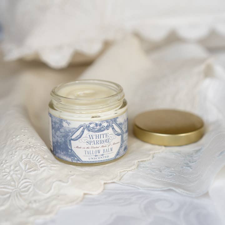 White Sparrow Farmacy - Wholesale Body Balm/Butter - Tallow Balm - Unscented