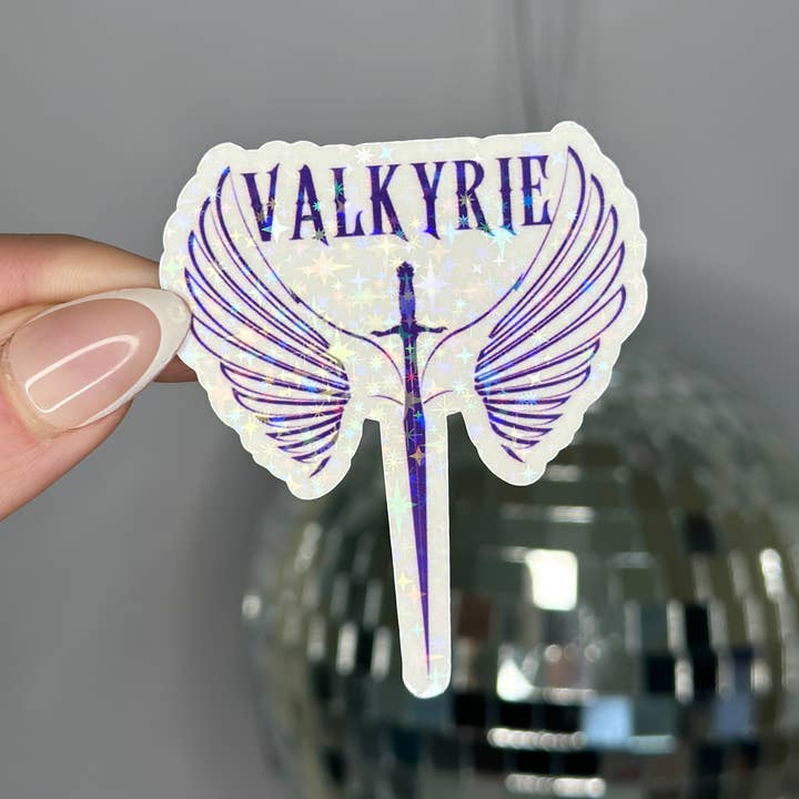 Hailey Liz Designs - Vente Autocollant - Autocollant holographique Valkyrie3