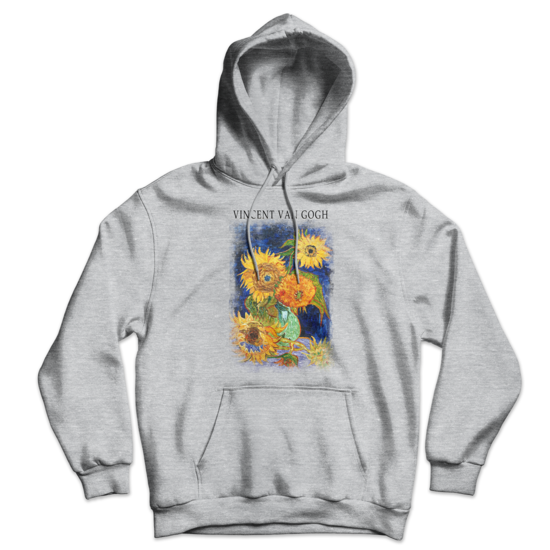 Art-O-Rama Shop - Wholesale Hoodie - Unisex - Van Gogh Five Sunflowers Art Hoodie3