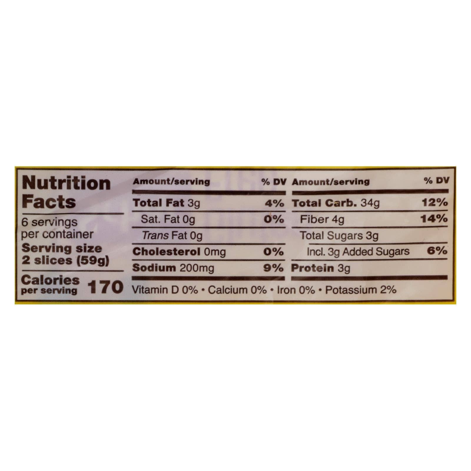 Ware Spark - Wholesale Bread/Tortilla - Schar - Bread Artsn Bkr 10grn&sds - Case Of 8-14.1 Oz1