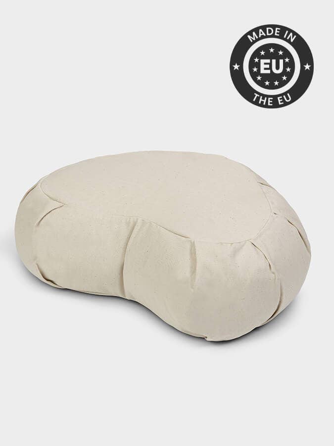 Yoga Studio Store - Wholesale Yoga Accessories - Yoga Studio European Organic Buckwheat Zafu Crescent Cushion24